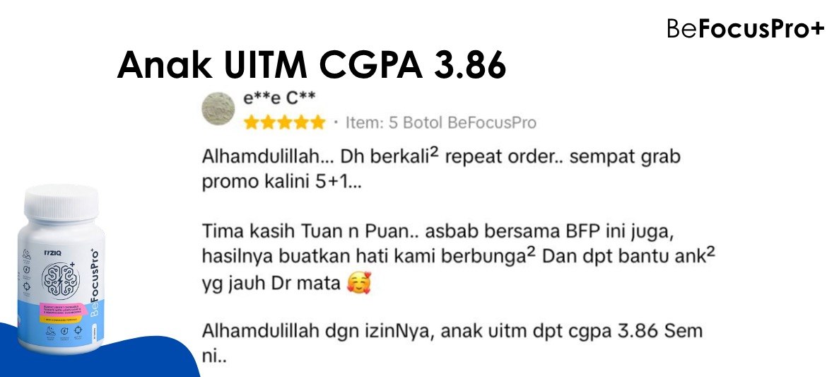 Tangkap layar feedback pelanggan — UiTM · Perkongsian keluarga