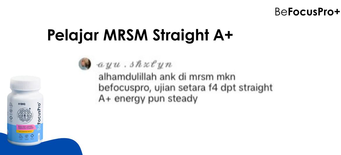 Tangkap layar feedback pelanggan — MRSM · Perkongsian ibu bapa